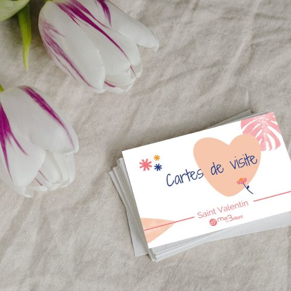 Carte de visite saint valentin